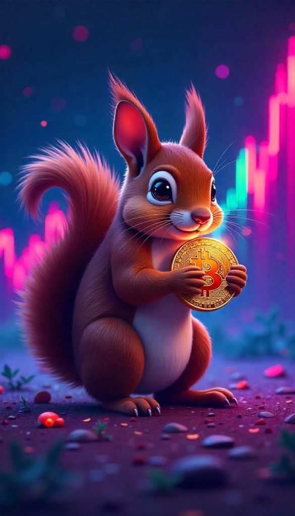 PNUt Squirrel Bitcoin